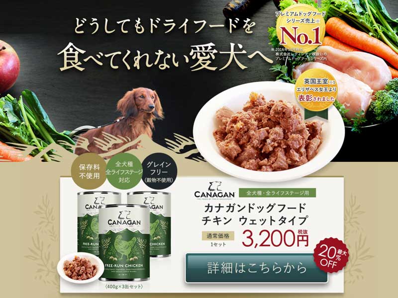 毎日大量出品 5袋 カナガン ドッグフード チキン（2kg）全犬種